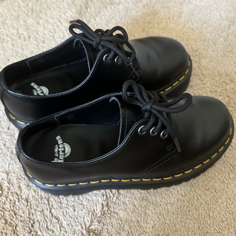 Dr. Martens 1461 SMOOTH LEATHER PLATFORM SHOES